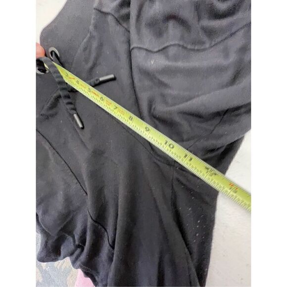 Athleta Black Pull-up Elastic waist Drawstring Sweatpants Size L - Picture 8 of 9